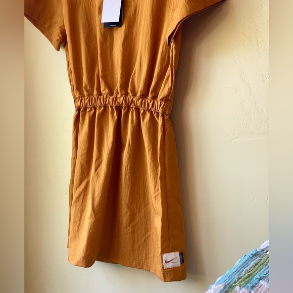 NIKE Desert Ochre Sportswear Swoosh Woven Dress NWT - Picture 11 of 16